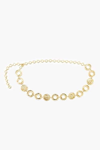 Hammered Round Chain Belt