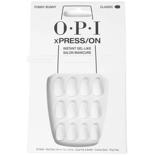 OPI xPRESS/ON - Funny Bunny Press On Nails Gel-Like Salon Manicure - EXCLUSIVE