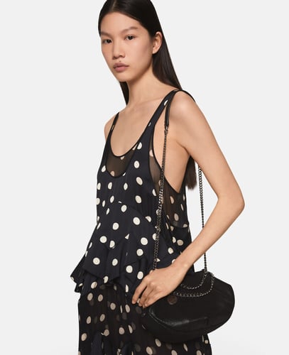 Tiered Ruffled Polka Dot Midi Dress