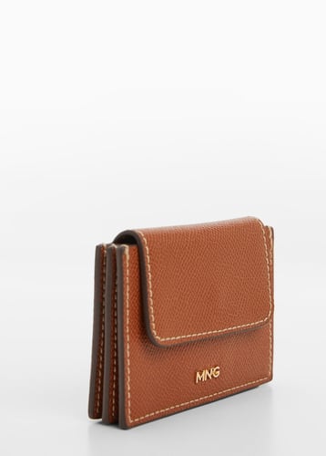 Faux leather cardholder