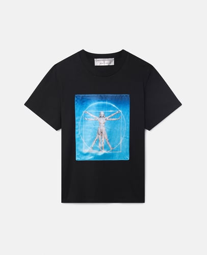Vitruvian Woman Oversized Organic Cotton T-Shirt