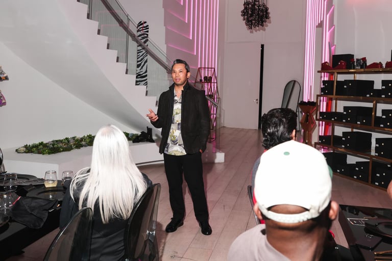 Buscemi Relaunch Dinner Party Celebrates New Footwear Collection