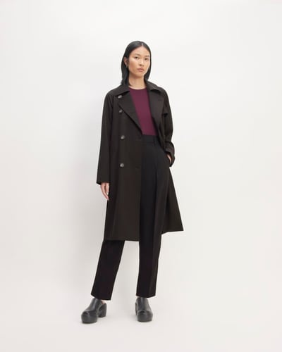 The Italian Wool Modern Trench