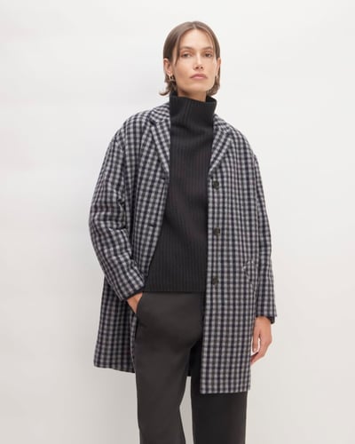 The Italian ReWool® Cocoon Coat