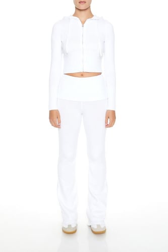 Pantaloni bootcut in maglia