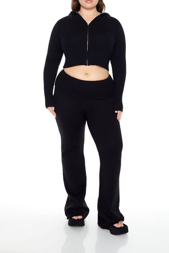 Pantaloni in maglia Plus Size