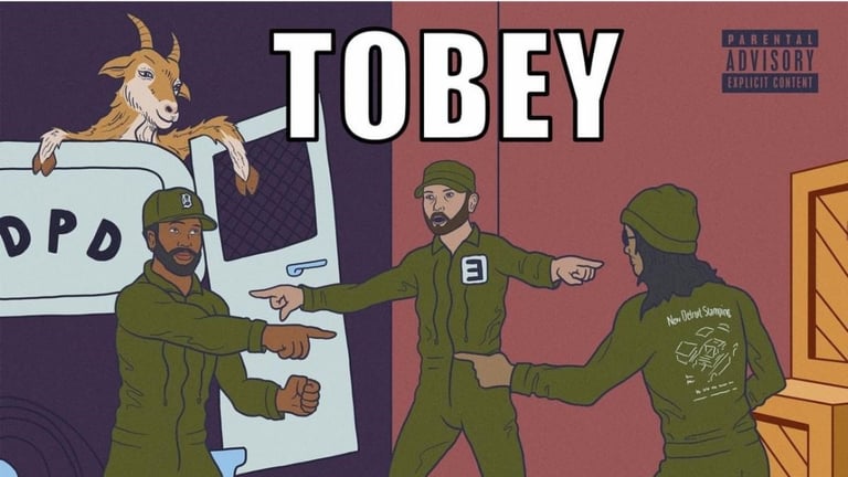 Eminem Teams Up With BabyTron and Big Sean for Tobey Cover