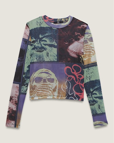 Ludlow Mesh Long Sleeve Top