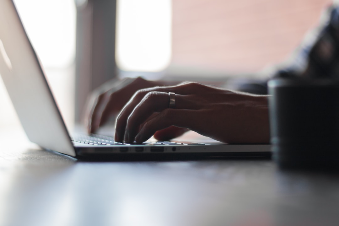  A woman in an office setting reviewing a document while conducting comprehensive research on proposal management