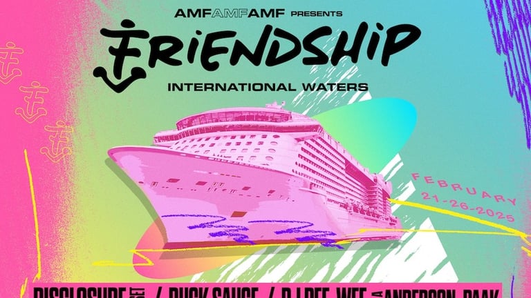 FriendShip unveils Disclosure, Anderson .Paak, Duck Sauce & more to headline 2025 sailing