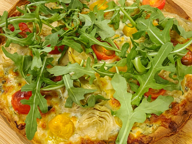 Spinach-Artichoke-Pizza