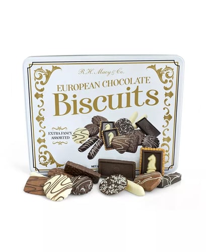 R.H. Macy & Co. European Chocolate Biscuit Tin