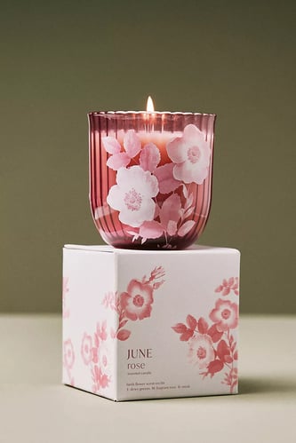 Birth Month Flower Boxed Candle