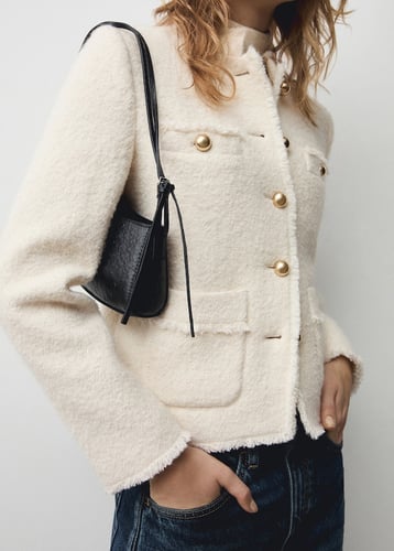 Pocket tweed jacket