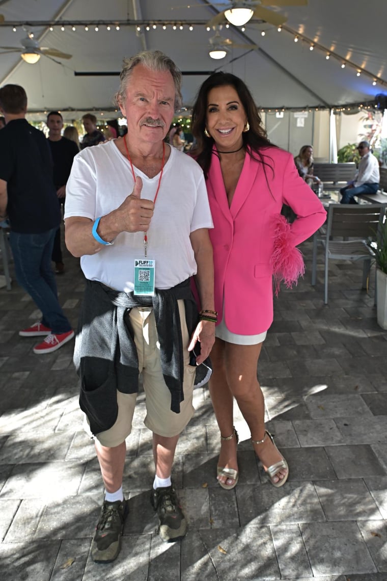 Actor John Savage and FLIFF Chair Lisa Grigorian at Savor Cinema