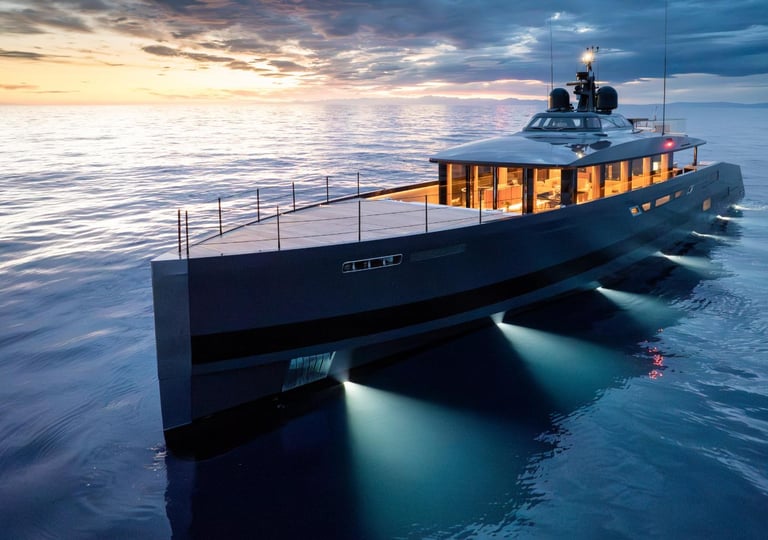 Alia Yachts unveils bespoke luxury with the launch of the 45m full-custom superyacht SAN