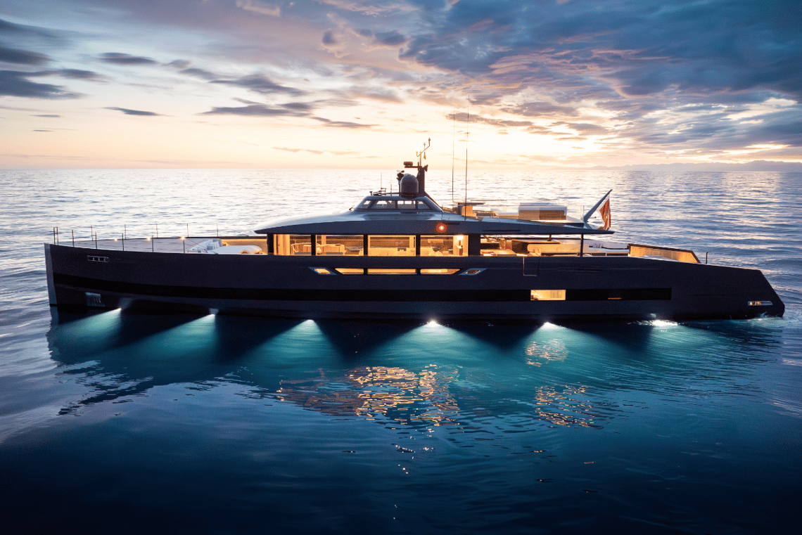 Alia Yachts представляет роскошную яхту, созданную по индивидуальному заказу, с запуском 45-метровой суперъяхты SAN.