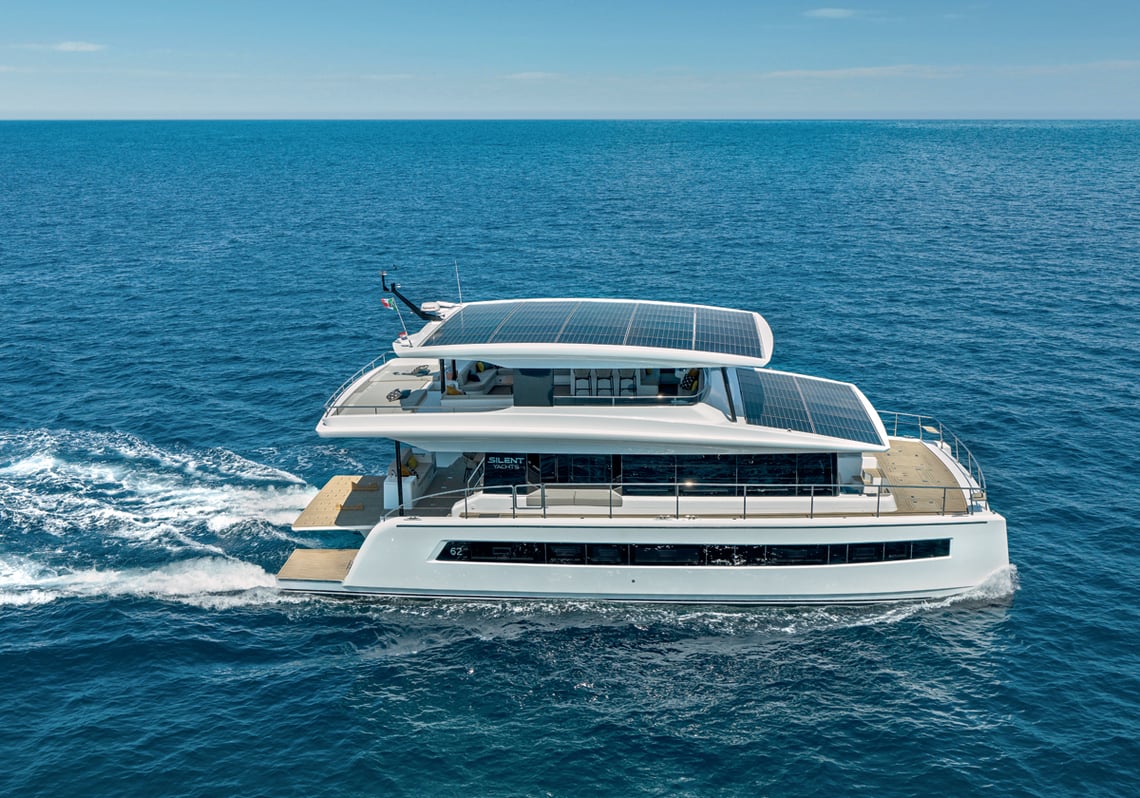 Silent Yachts: il catamarano solare elettrico SY62 Open a 3 ponti farà il suo debutto negli Stati Uniti al FLIBS 2024