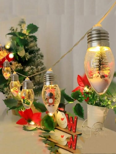 1pc Beautiful Christmas Wishing Ball Light, Wealth Bringing Angel Light