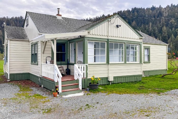 Redwood Farmhouse in the Orick Valley