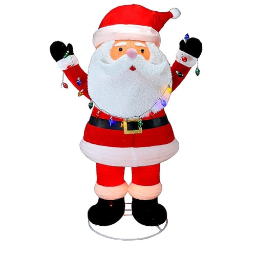 Holiday Living 8-ft LED Pop-Up Santa Decoration