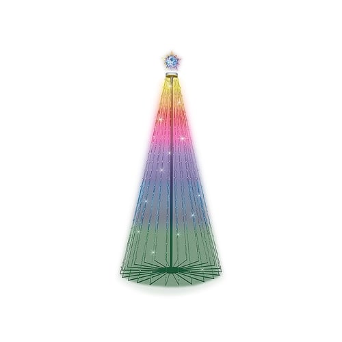 GE 9-ft Color Changing LED Lights String Christmas Tree
