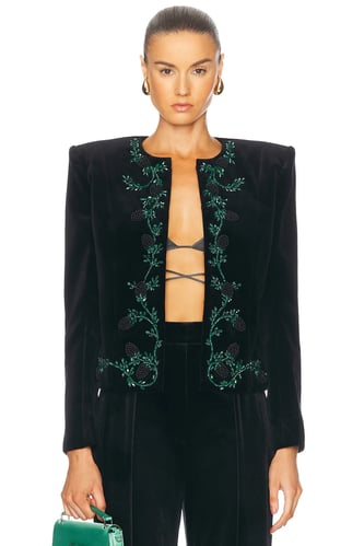 BALMAIN Side To Side Embroidered Mure Jacket