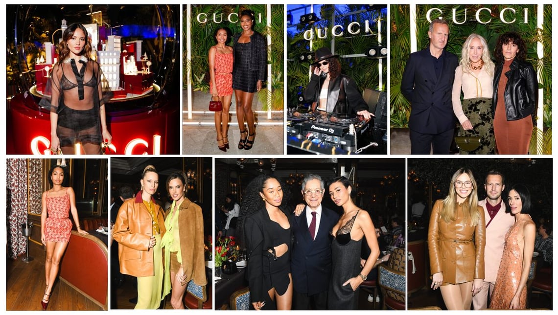 Gucci Celebrates the Festive Season with Cocktails and a DJ Set by Carlita at the House’s Immersive Installation for Art Basel Miami
