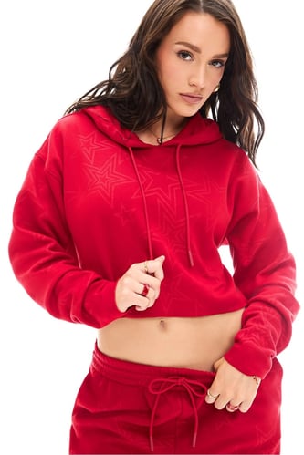 Cozy Fleece Everyday Cropped Hoodie