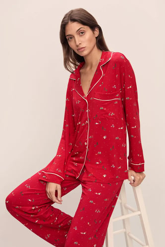 Gisele Printed TENCEL™ Modal Long PJ Set