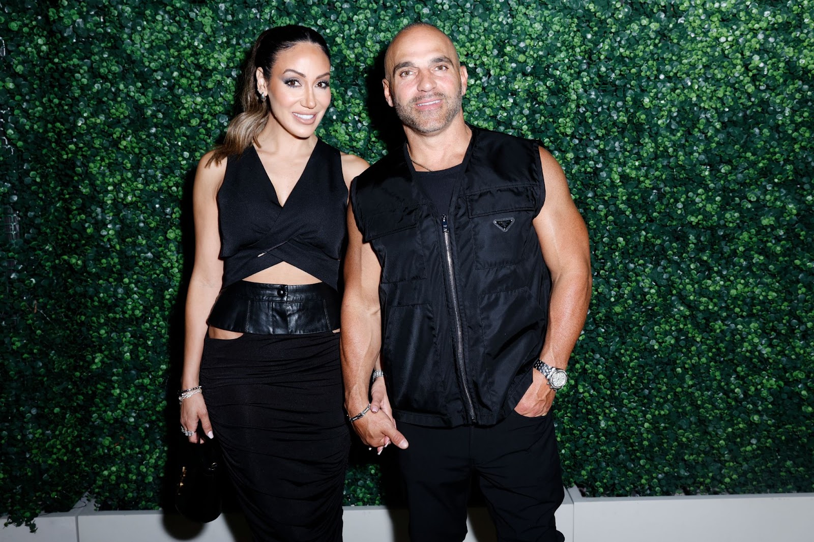 Melissa Gorga and Joe Gorga at the CELSIUS Padel Classic 2024 at Reserve Miami Seaplane in Miami, FL