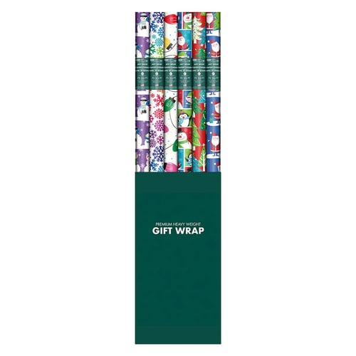 Assorted Whimsical Print Gift Wrap, 75sqft
