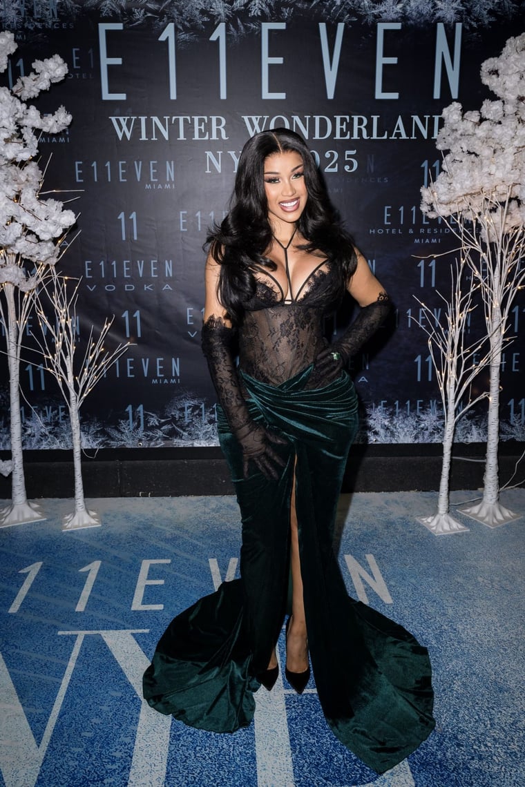 Cardi B Rings in 2025 with an Epic Celebration at Ultraclub E11EVEN Miami