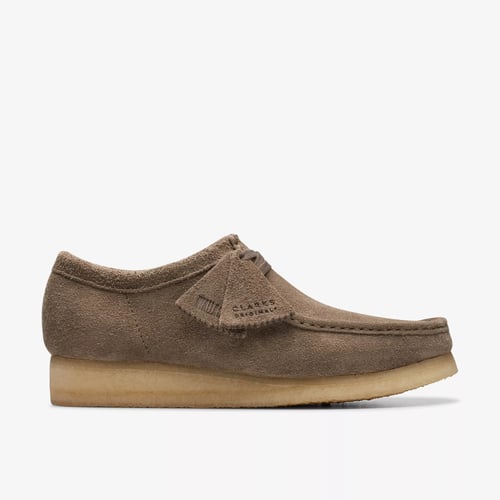 Wallabee Dark Grey Suede