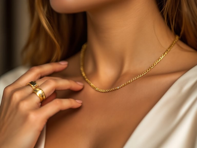 6 Ways to Add Gold Jewelry to an Outfit