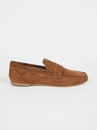 The Penny Loafer in Cafe Suede