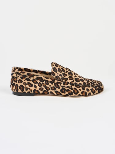 The Penny Loafer in Ponyhair Leopard