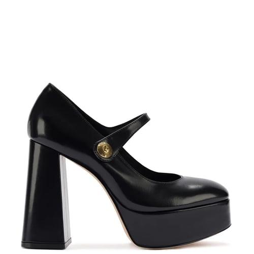 Larroudé Emma Pump In Black Leather