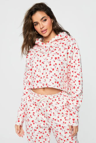 Cozy Fleece Everyday Cropped Hoodie