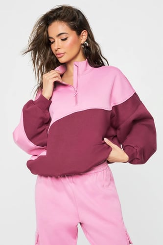 Cozy Fleece Half-Zip Sweatshirt