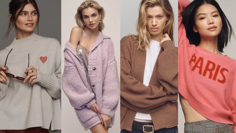 25 types de pulls pour femmes : un guide de tous les styles incroyables