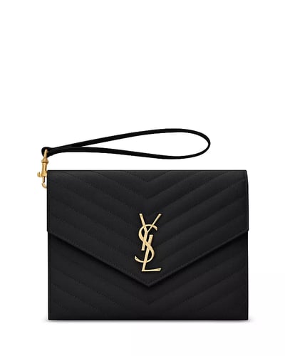 Saint Laurent Cassandre Matelassé Flap Pouch