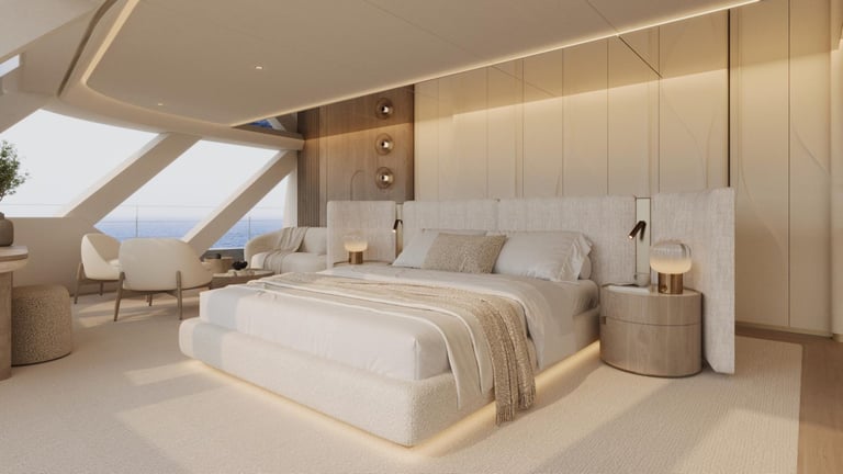 Sunreef Reveals The Custom Interior of Its New 35m Eco Sailing Catamaran