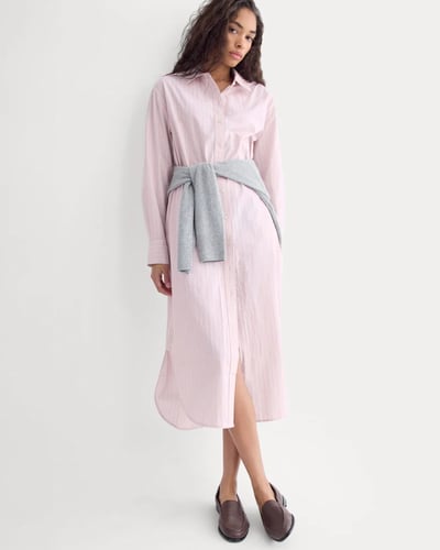 Midi Shirtdress in Ultrasoft Cotton