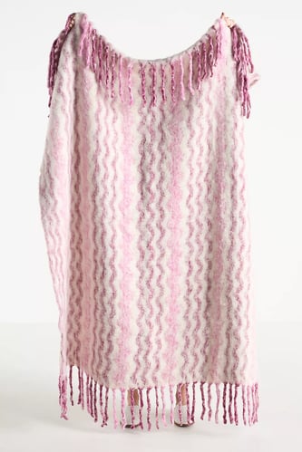 Cozy Cocoon Fringed Throw Blanket