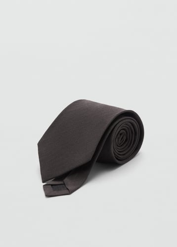 100% Mulberry Silk Tie With Microstructure