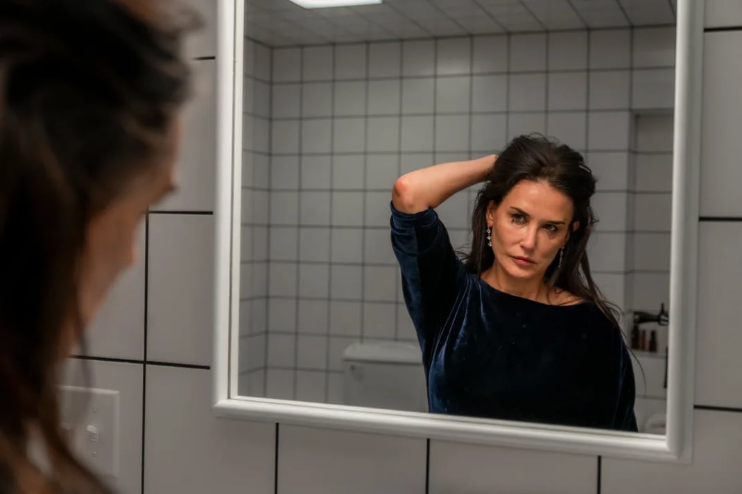 Demi Moore in “The Substance.” Christine TamaletUniversal Studios