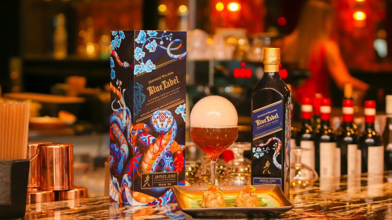 Salty Flame x Johnnie Walker Blue LabelCover
