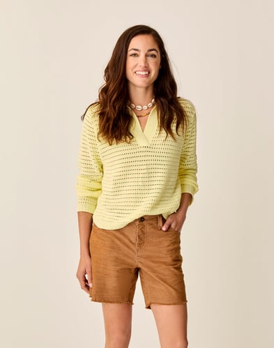 Morgan Polo Sweater Relaxed Sweater Polo