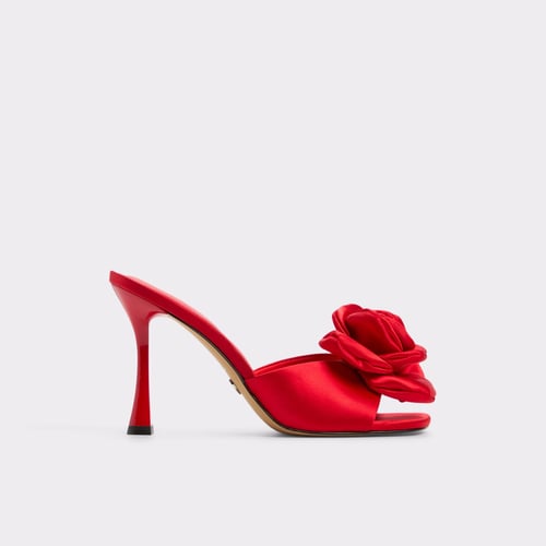 Redrose Heeled mule